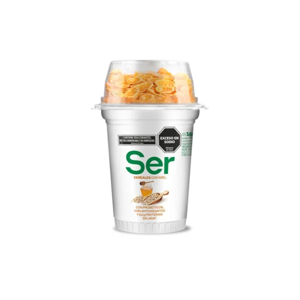 YOGUR CON CEREALES CON MIEL SER x 166 g