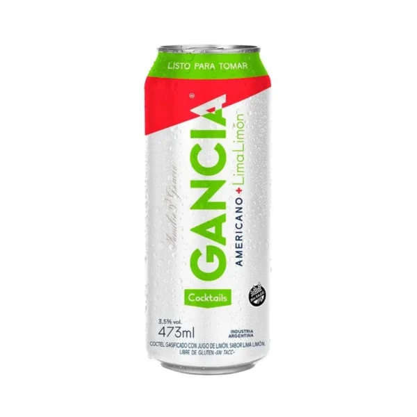 GANCIA AMERICANO+LIMA LIMÓN x 473 ml
