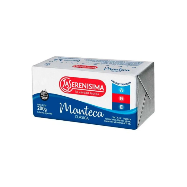 MANTECA CLÁSICA LA SERENISIMA x 200 g