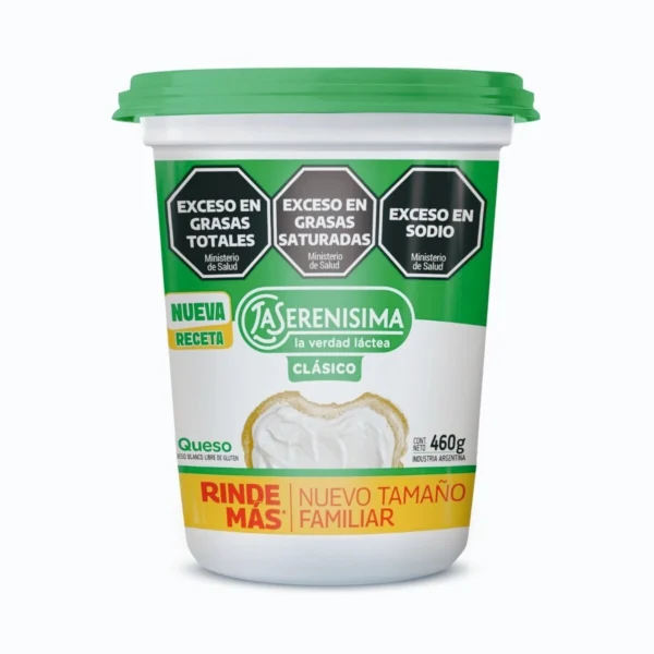 QUESO BLANCO DESCREMADO LA SERENISIMA x 460 g