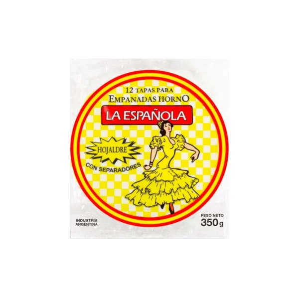 TAPAS PARA EMPANADAS HORNO LA ESPAÑOLA x 350 g