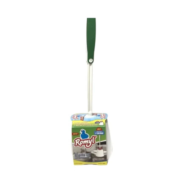 CEPILLO CON VASO REDONDO PARA BAÑO ROMYL