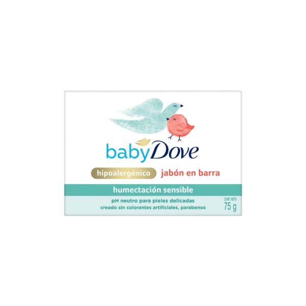 JABÓN HUMECTACIÓN SENSIBLE BABY DOVE x75g