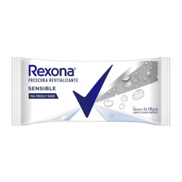 JABÓN SENSIBLE FRESH REXONA 3x 125g