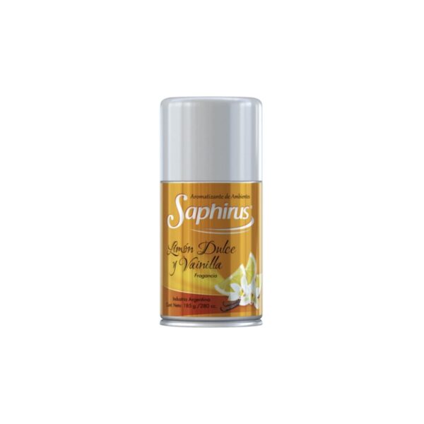 AROMATIZANTE DE AMBIENTE LIMÓN DULCE Y VAINILLA SAPHIRUS x185 g