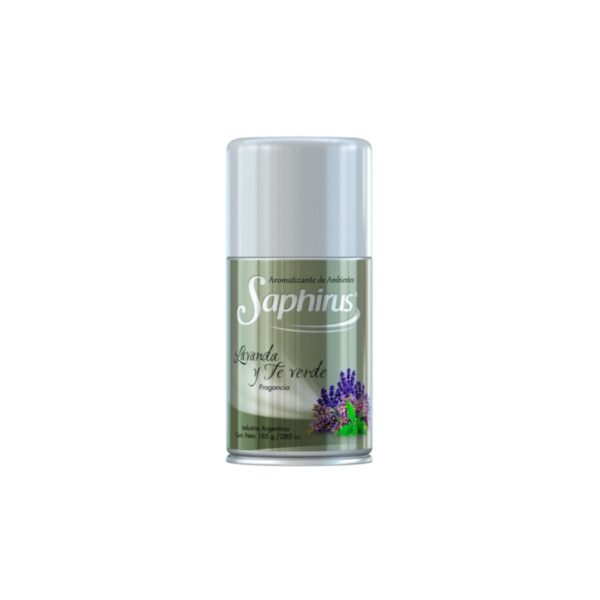 AROMATIZANTE DE AMBIENTE LAVANDA Y TÉ VERDE SAPHIRUS x185 g