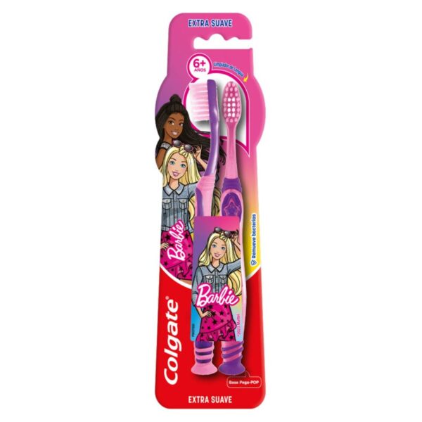 CEPILLOS BARBIE COLGATE X2 PACK +6 AÑOS