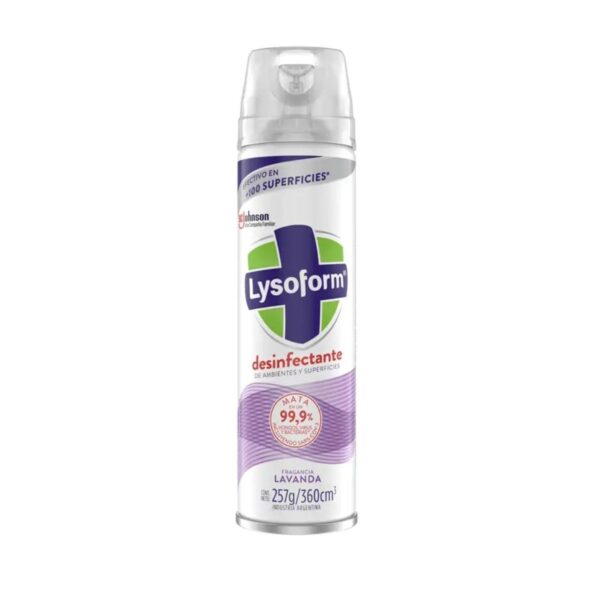 DESINFECTANTE AEROSOL LAVANDA LYSOFORM x360 cc