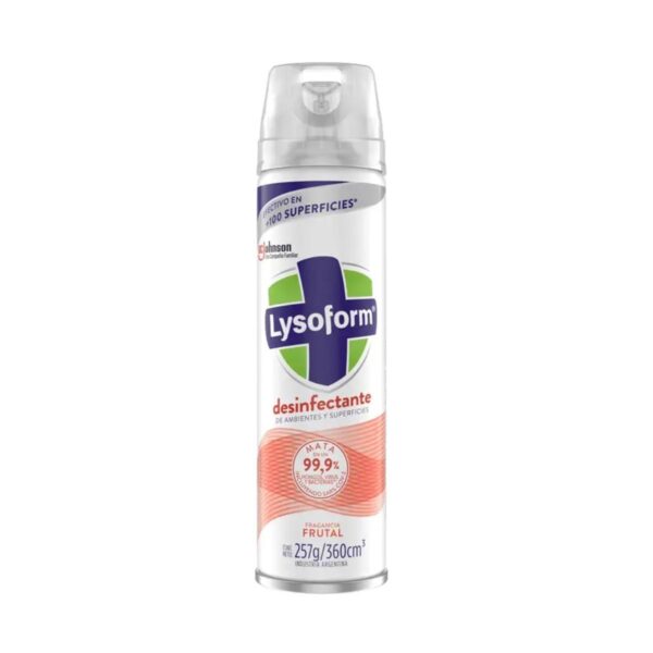 DESINFECTANTE AEROSOL FRUTAL LYSOFORM x360 cc