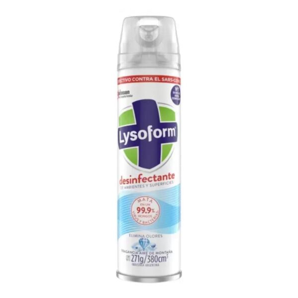DESINFECTANTE AEROSOL AIRE DE MONTAÑA LYSOFORM X360 cc