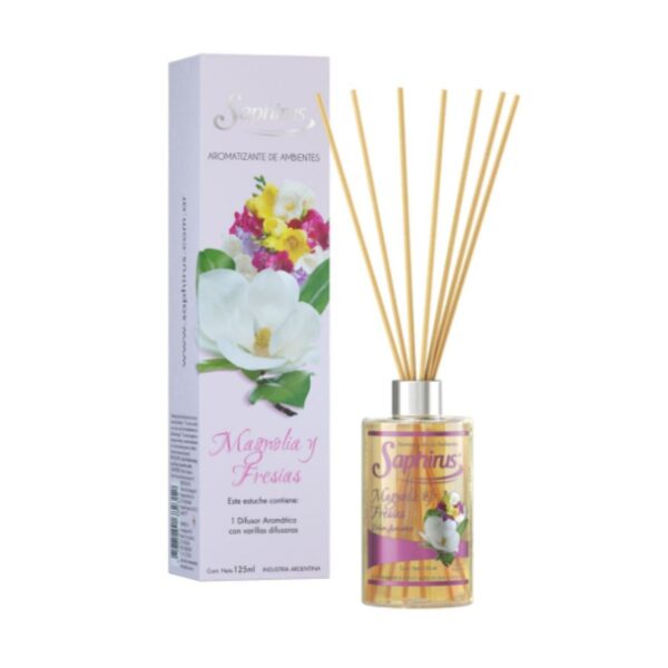 DIFUSOR MAGNOLIA Y FRESIAS SAPHIRUS x125 ml