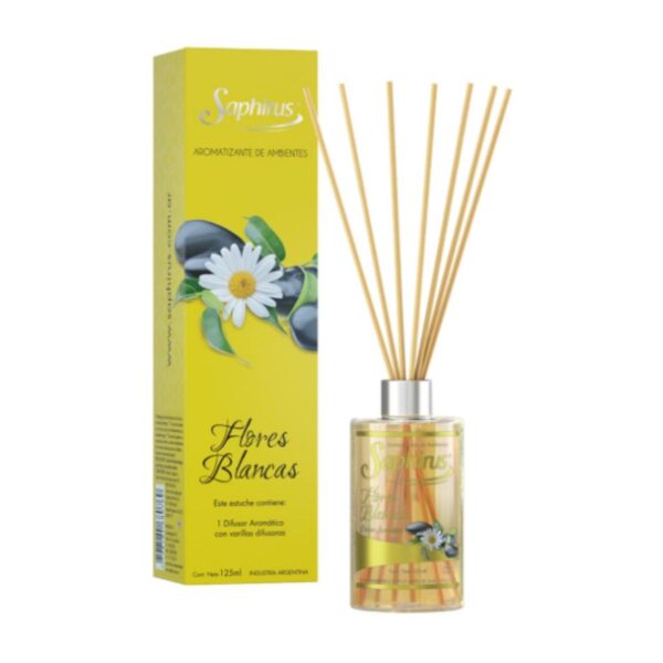 DIFUSOR FLORES BLANCAS SAPHIRUS x125 ml