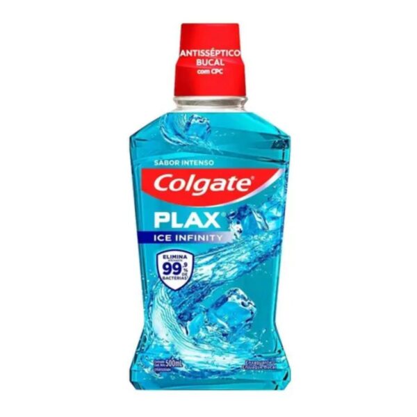 ENJUAGUE BUCAL PLAX ICE INFINITY COLGATE x500 ml