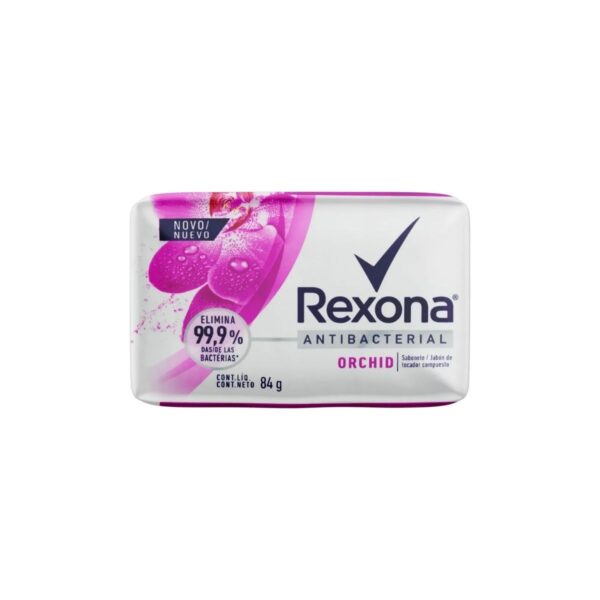 JABÓN ANTIBACTERIAL ORCHID REXONA x 84 g
