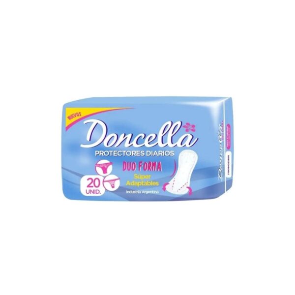PROTECTORES DIARIOS DUO FORMA DONCELLA X20 UNIDADES