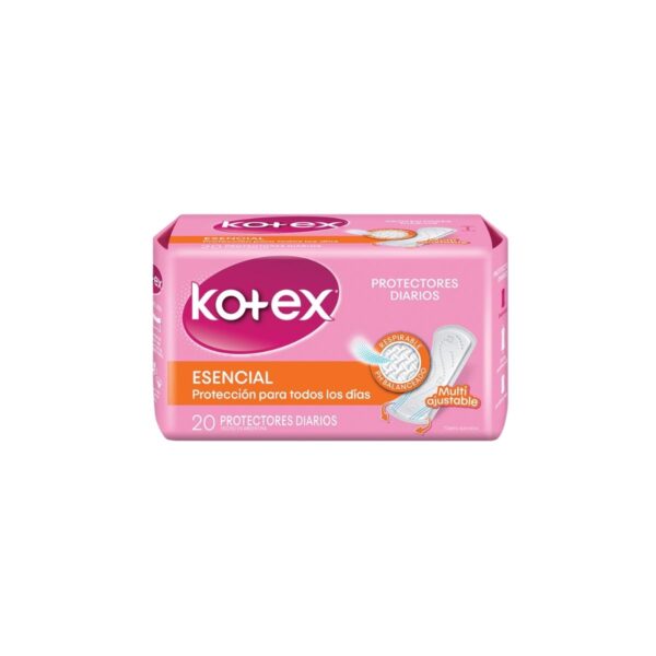 PROTECTORES DIARIOS ESENCIAL KOTEX X20 UNIDADES