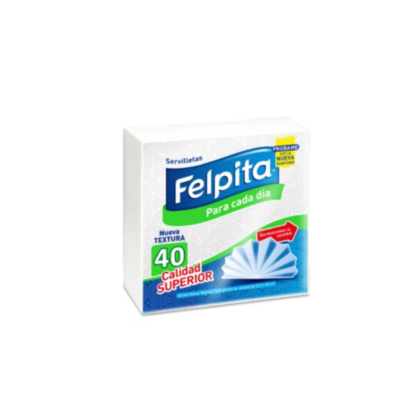 SERVILLETAS FELPITA X40 UNIDADES