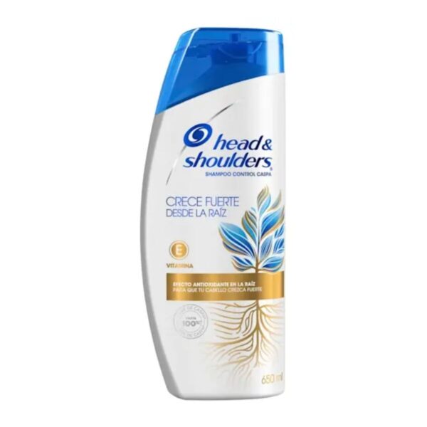 SHAMPOO CRECE FUERTE DESDE LA RAÍZ HEAD & SHOULDERS x650 ml
