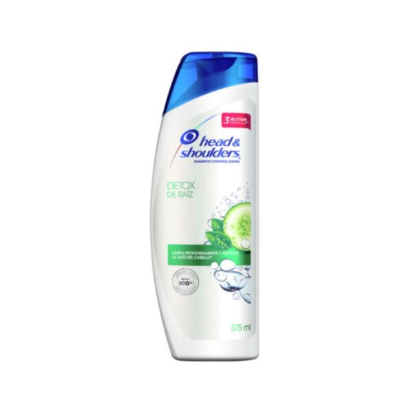 SHAMPOO DETOX DE RAÍZ HEAD & SHOULDERS x375 ml