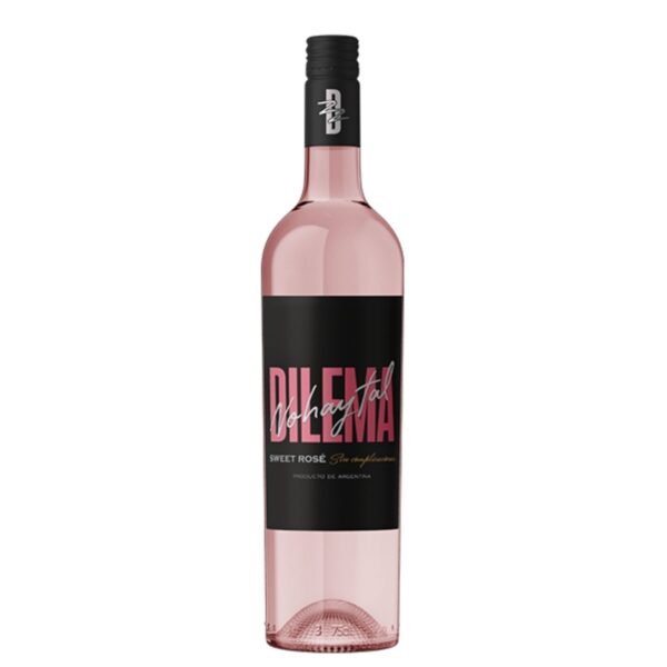 VINO ROSADO DULCE NATURAL DILEMA x750ml