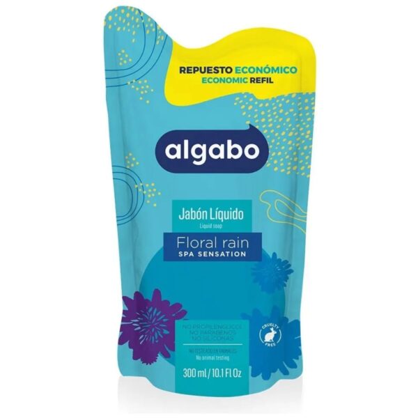 ALGABO JAB. D/PACK X300ML FLORAL RAIN (12)