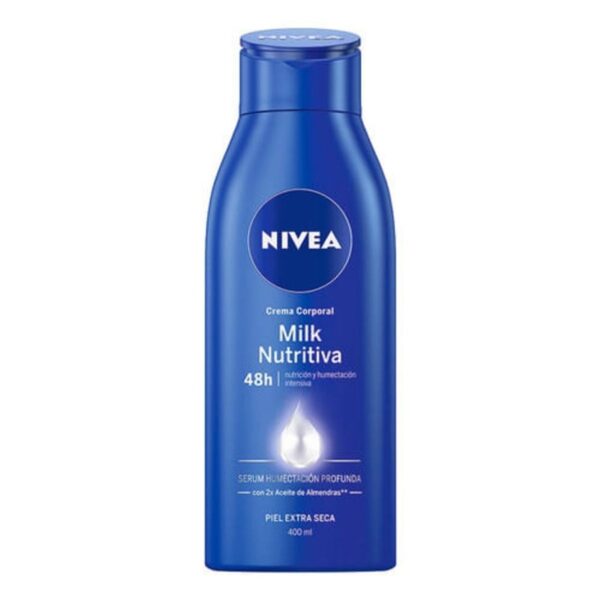CREMA NIVEA X400ML MILK NUTRITIVA.