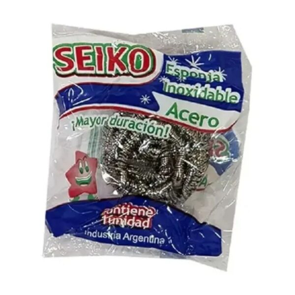 ESPONJA INOXI SEIKO ACERO PLATEADA (24)