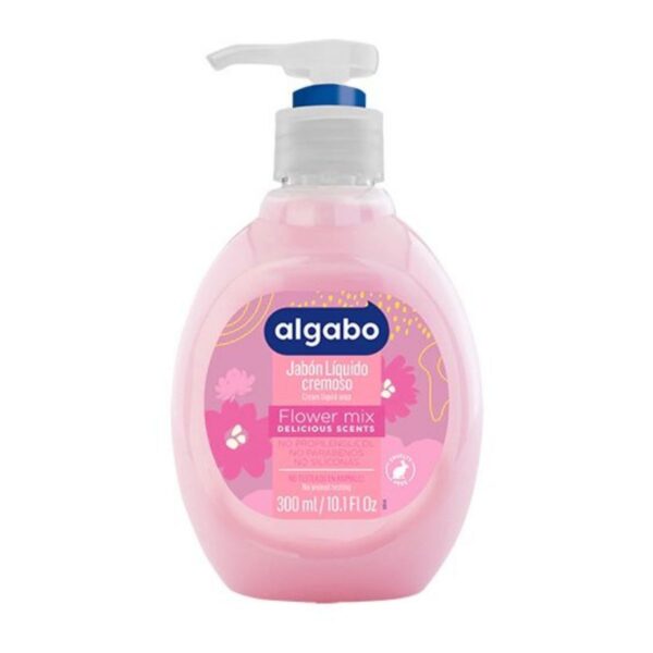 ALGABO JAB. LIQ C/VAL X300ML FLOWER MIX (12)