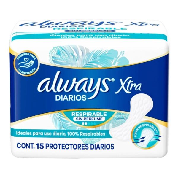 ALWAYS PROT DIARIOS X15U SINPERFUME.