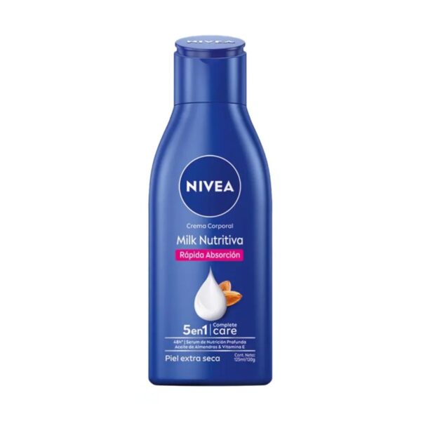 CREMA NIVEA CORPORAL MILK NUTRITIVA X125ML