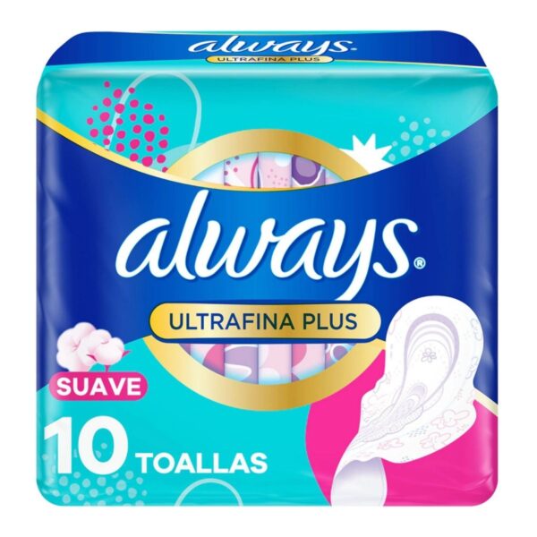 ALWAYS SUAVE ULTRAFINA PLUS X10.