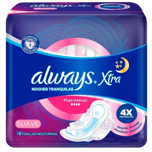 ALWAYS XTRA NOCHE SUAVE C/A T3 X8(12)