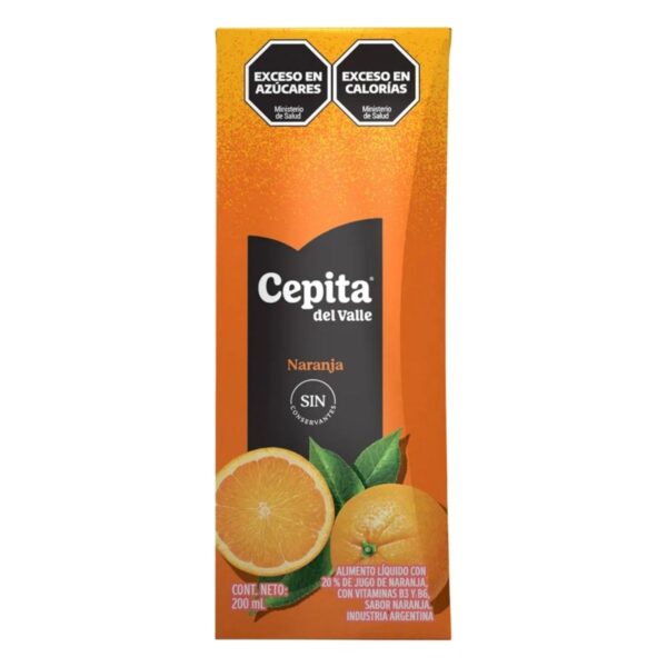 CEPITA DEL VALLE NARANJA TET X200ML (6)