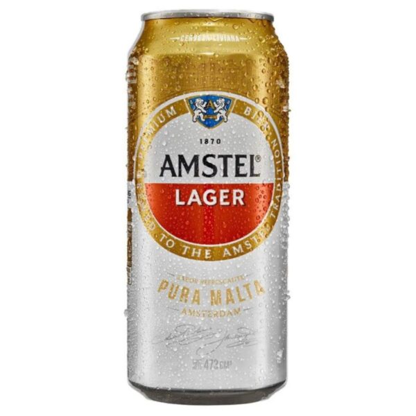 AMSTEL LAGER LATA 473ML(6)