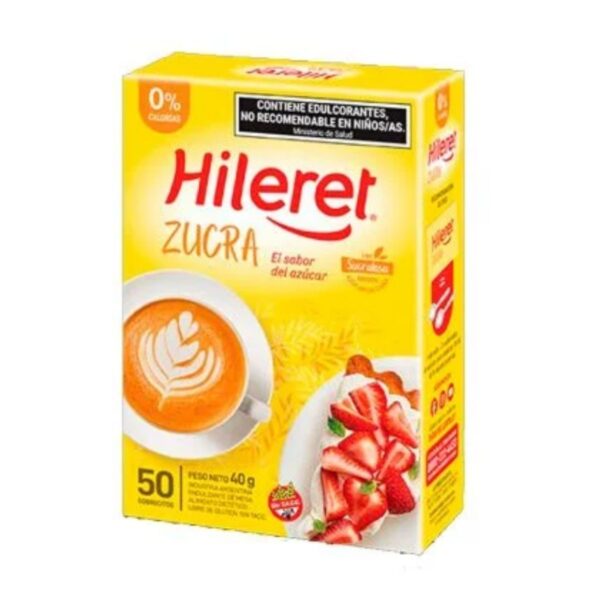 EDULCORANTE HILERET ZUCRA FORTE X50S.