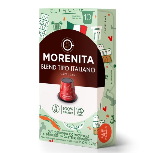 CAFÉ LA MORENITA CAPSULAS ITALIANO X5.2G