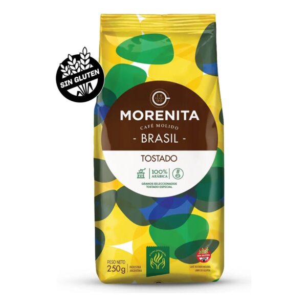 CAFE MORENITA M/TOSTADO BRASIL X250G