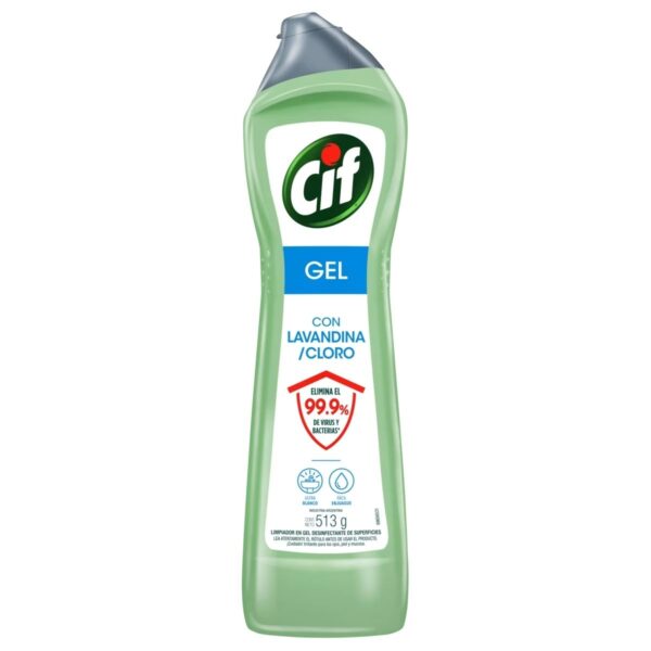 CIF GEL CON LAVANDINA/CLORO X513G   (12)