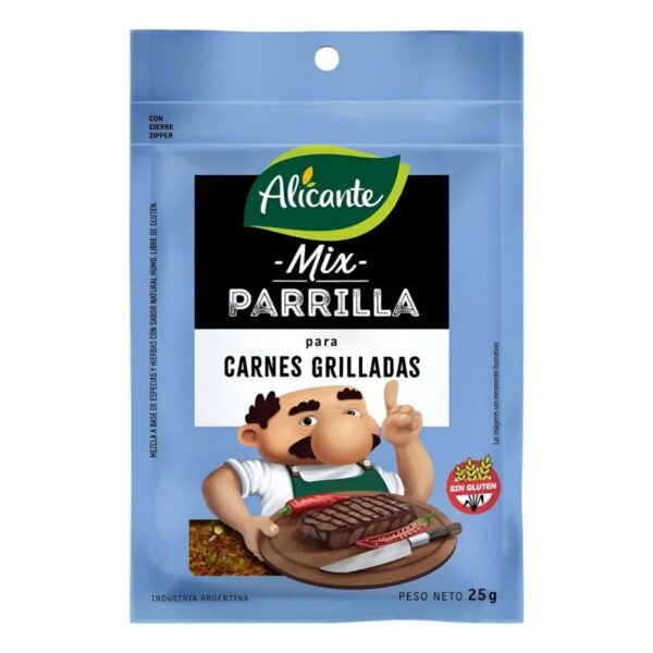 ALICANTE MIX PARRILLA CARNES GRILLADASX25G