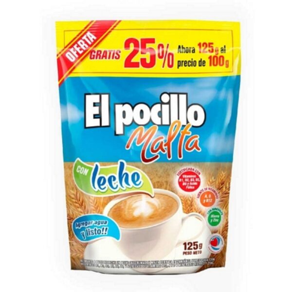 EL POCILLO CEBADA CON LECHE D/PACK X100G (10)