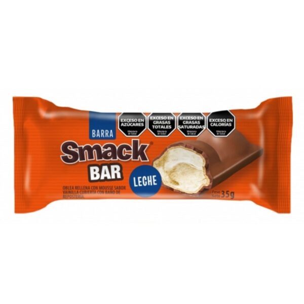 BARRA SMACK LECHE X35G