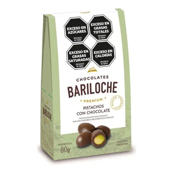 BARILOCHE PISTACHO C/CHOCX80G (24)