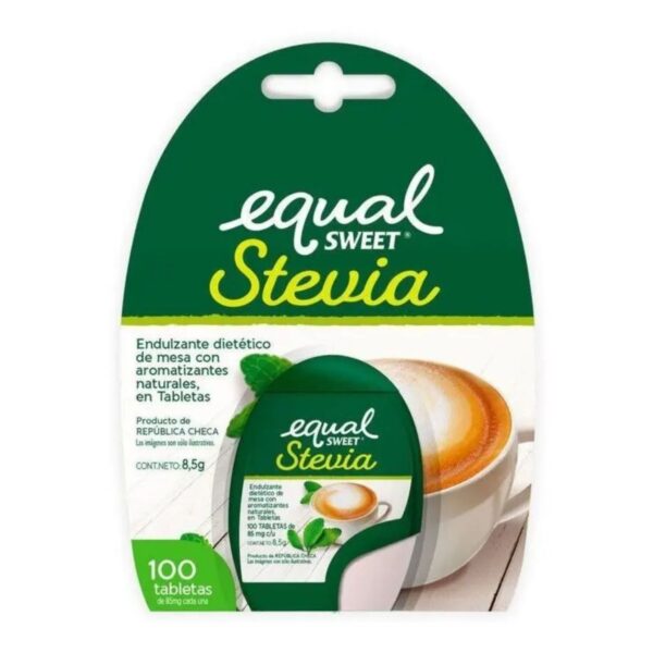 EQUALSWEET STEVIA 100TABLETAS