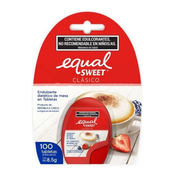EQUALSWEET CLÁSICO X100 TABLETAS