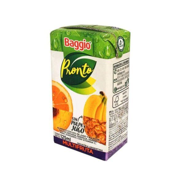 BAGGIO PRONTO MULTIFRUTA X125ML (18)