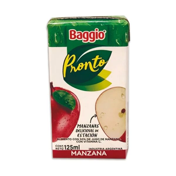 BAGGIO PRONTO MANZANA X125ML(18)