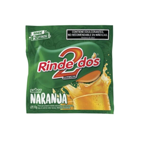 JUGO RINDE 2 NARANJA X13G,