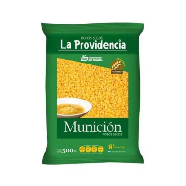 FIDEOS PROVIDENCIA MUNICION X500G