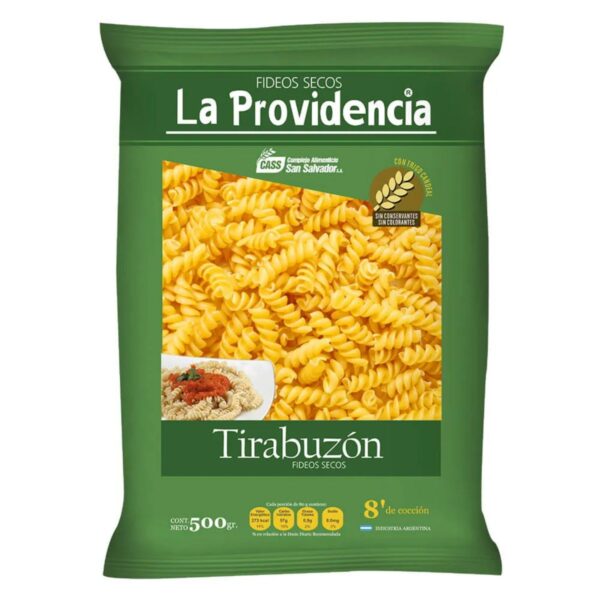 FIDEOS PROVIDENCIA TIRABUZON X500G