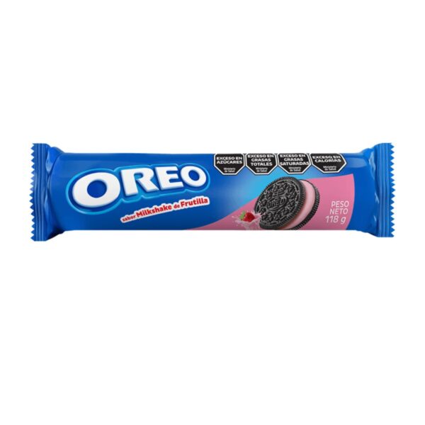 GALLETAS OREO FRUTILLA X118G,